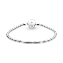 Load image into Gallery viewer, Pandora Moments Halo Snake Chain Bracelet