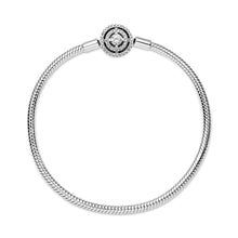 Load image into Gallery viewer, Pandora Moments Halo Snake Chain Bracelet