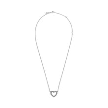 Load image into Gallery viewer, Sparkling Open Heart Necklace