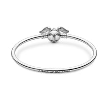 Load image into Gallery viewer, Pandora Moments Harry Potter, Golden Snitch Clasp Bangle