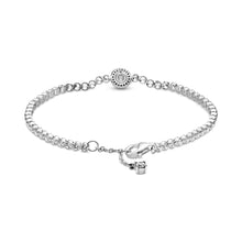 Load image into Gallery viewer, Sparkling Halo Tennis Bracelet