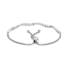 Load image into Gallery viewer, Blue Wavy Slider Bracelet