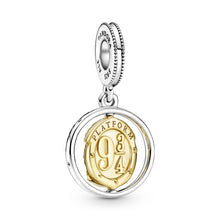 Load image into Gallery viewer, Harry Potter, Hedwig Spinning Dangle Charm