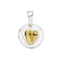 Load image into Gallery viewer, Mum's Golden Heart Dangle Charm