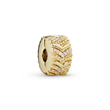 Load image into Gallery viewer, Sparkling Wishbone Clip Charm
