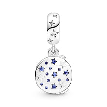 Load image into Gallery viewer, Santa Claus On The Moon Double Dangle Charm