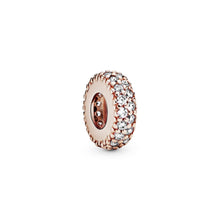 Load image into Gallery viewer, Clear Sparkle Spacer Charm