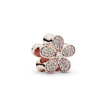 Load image into Gallery viewer, Daisy Flower Pavé Charm