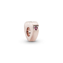Load image into Gallery viewer, Red Heart You & Me Spacer Charm