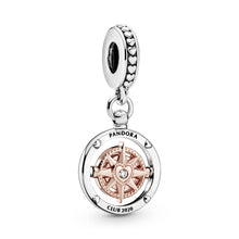 Load image into Gallery viewer, Pandora Club 2020 Compass Dangle Charm