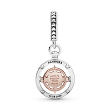 Load image into Gallery viewer, Pandora Club 2020 Compass Dangle Charm