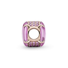 Load image into Gallery viewer, Pink Oval Cabochon Charm