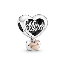 Load image into Gallery viewer, Thank You Mum Heart Charm