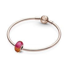 Load image into Gallery viewer, Glittering Sunset Murano Glass Charm