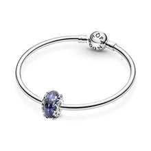 Load image into Gallery viewer, Galaxy Blue & Star Murano Charm