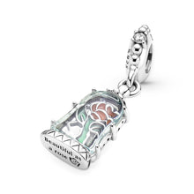 Load image into Gallery viewer, Disney Beauty and the Beast Enchanted Rose Dangle Charm