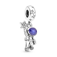 Load image into Gallery viewer, Astronaut In The Galaxy Dangle Charm