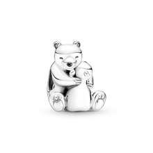 Load image into Gallery viewer, Hugging Polar Bears Charm
