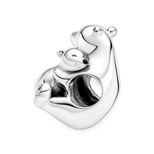 Load image into Gallery viewer, Hugging Polar Bears Charm