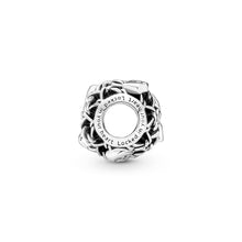 Load image into Gallery viewer, Openwork Chain Link Padlock Charm