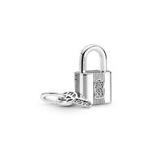 Load image into Gallery viewer, Padlock and Key Dangle Charm