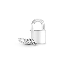 Load image into Gallery viewer, Padlock and Key Dangle Charm