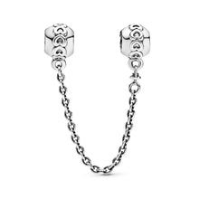 Load image into Gallery viewer, Band of Hearts Safety Chain Charm