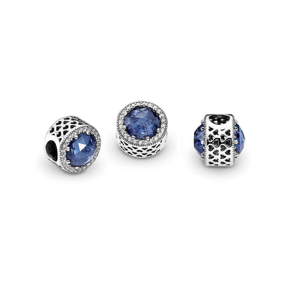 Sparkling Dark Blue Charm