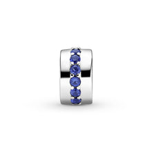 Load image into Gallery viewer, Blue Sparkle Clip Charm