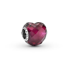 Load image into Gallery viewer, Fuchsia Pink Heart Charm
