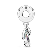 Load image into Gallery viewer, Rainbow & Cloud Dangle Charm