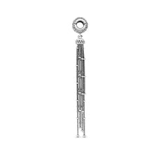 Load image into Gallery viewer, Pavé & Tassel Dangle Charm
