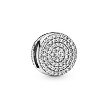 Load image into Gallery viewer, Round Pavé Clip Charm