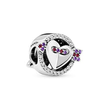 Load image into Gallery viewer, Sparkling Arrow & Heart Charm