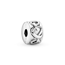 Load image into Gallery viewer, Knotted Hearts Clip Charm
