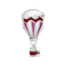 Load image into Gallery viewer, Red Hot Air Balloon Travel Charm
