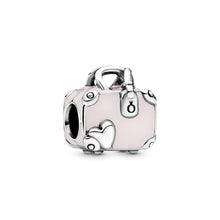 Load image into Gallery viewer, Pink Travel Bag Charm