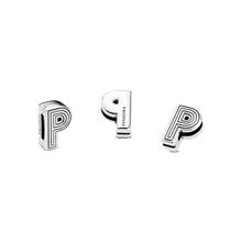 Load image into Gallery viewer, Letter P Clip Charm