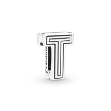 Load image into Gallery viewer, Letter T Clip Charm