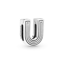 Load image into Gallery viewer, Letter U Clip Charm