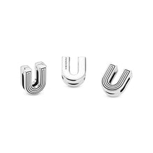 Load image into Gallery viewer, Letter U Clip Charm