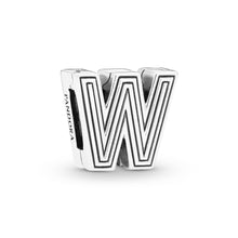 Load image into Gallery viewer, Letter W Clip Charm