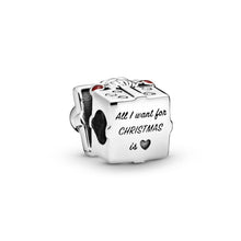 Load image into Gallery viewer, Santa in a Giftbox Charm