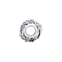 Load image into Gallery viewer, Openwork Purple Daisy Charm