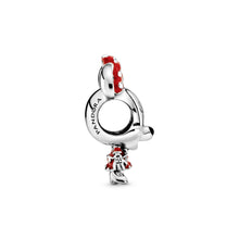 Load image into Gallery viewer, Disney Minnie Mouse Dotted Dress & Bow Charm