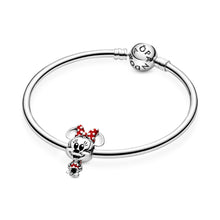 Load image into Gallery viewer, Disney Minnie Mouse Dotted Dress & Bow Charm