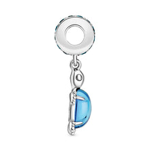 Load image into Gallery viewer, Murano Glass Sea Turtle Dangle Charm