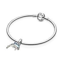 Load image into Gallery viewer, Shimmering Dolphin Dangle Charm