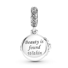 Load image into Gallery viewer, Disney Beauty and the Beast Dancing Dangle Charm