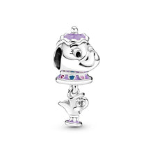 Load image into Gallery viewer, Disney Beauty and the Beast Mrs. Potts and Chip Dangle Charm